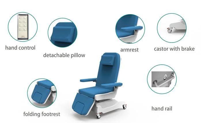 Electric Dialysis Chair with Table