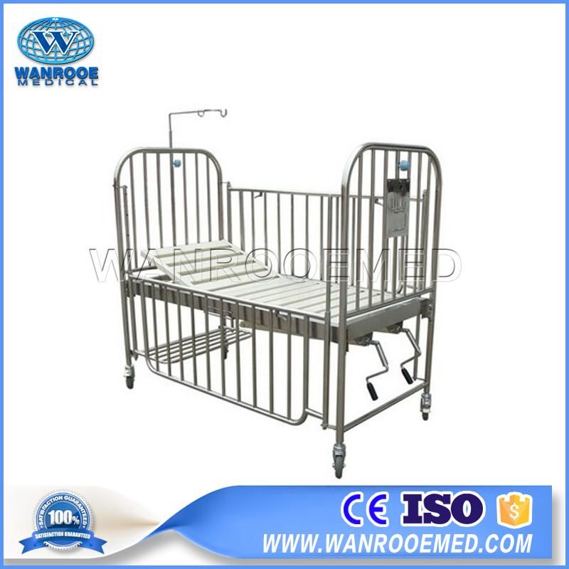 Bam200c Stainless Steel Double Crank Baby Bed