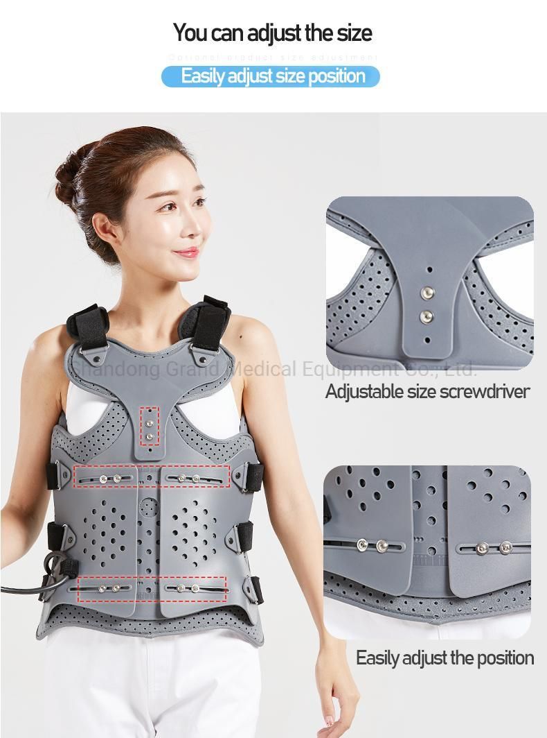 Orthopedic Medical Lumbar Back Support Upper Back Joint Brace Thoracolumbar Spine Brace