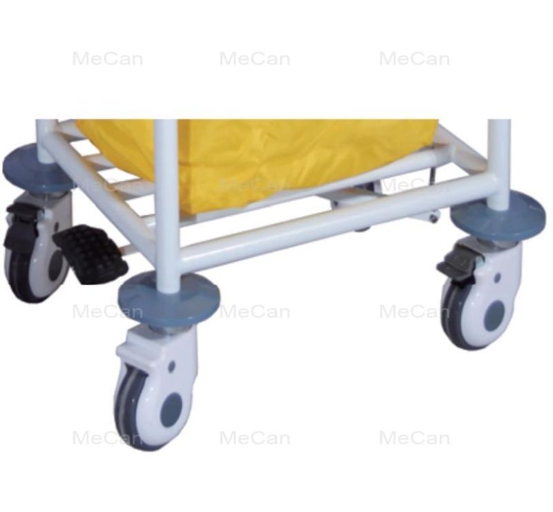 Hospital Medical Nursing Trolley Stainless Steel Cart Dirt Trolley