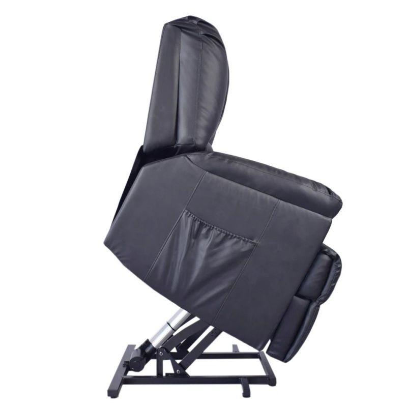 Jky Fabric Power Electric Mobility Riser Lift Recliner Chair Reclining with Tray Table and LED Lights for The Elderly