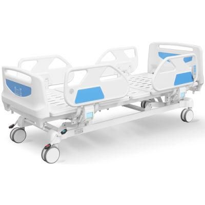 B5e8y-Sh Three Functions Adjustable Hospital Rehabilation Electric Patient Cranks Therapy Bed with Backrest