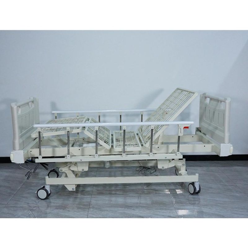 Adjustable Bed 5 Function Manual Medical Beds