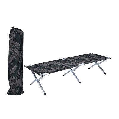 High Quality Portable Foldable Hospital Companion Bed out Door Aluminium Alloy Siesta Single Bed