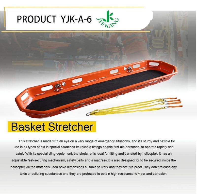 Hospital Medical First Aid Rescue Helicopter Basket Type Stretcher