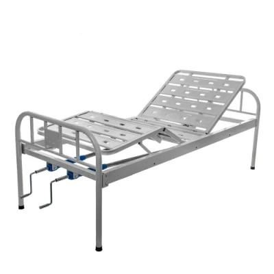 Manual Adjustable Multi Function Simple Iron Hospital Bed B05-1