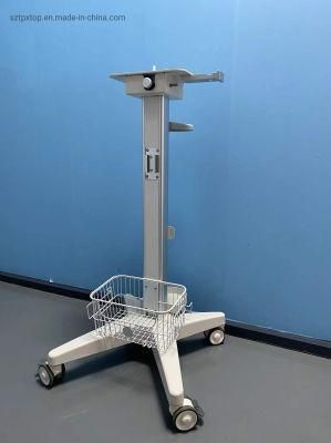 Hospital Rolling Stand Trolley for Ventilator Monitor