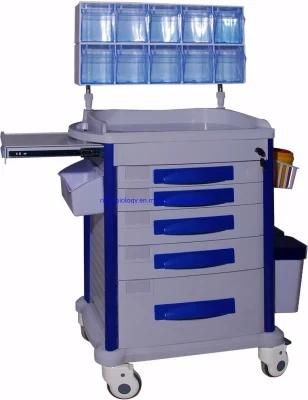 New Designed Hospital ABS Plastic Anesthesia Trolley