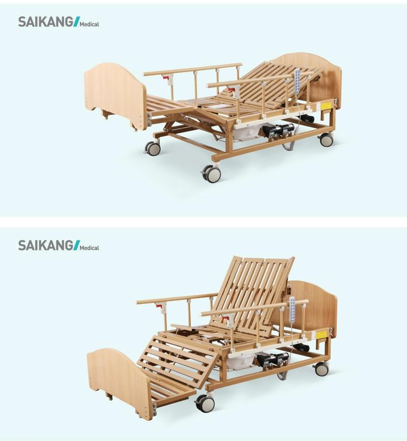 Sk-D07-1 Five Functions Electric Hydraulic Medical Hospital Bed