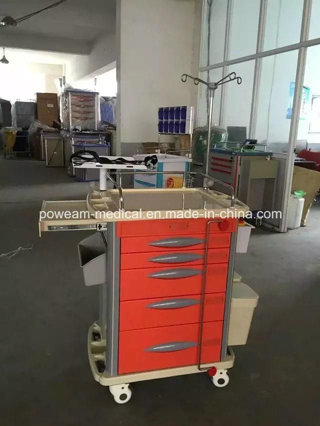 Hospital Medical Emergency Treatment Trolley Treatment Cart