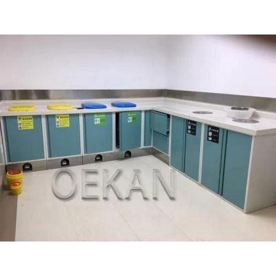 Hf-Tr Cabinet Locker Workstation19 Hospital Medical Waste Cabinet for Cleaning Staff