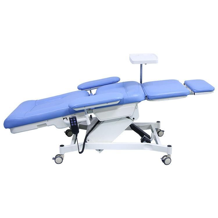 Hospital Medical Luxury Electric Blood Donation Dialysis Used Electric and Manual Infusion Chair