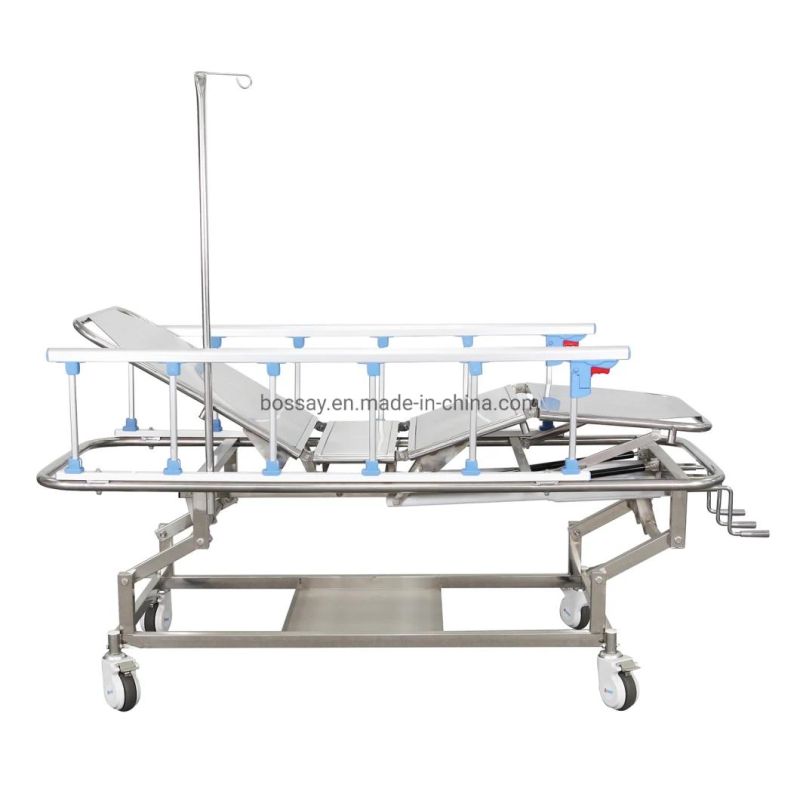 High Quality Stainless Steel Emergency Hospital Ambulance Stretcher for Sales