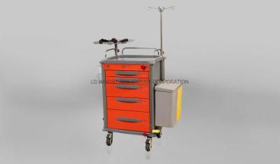 Emergency Trolley LG-AG-Et018 for Medical Use
