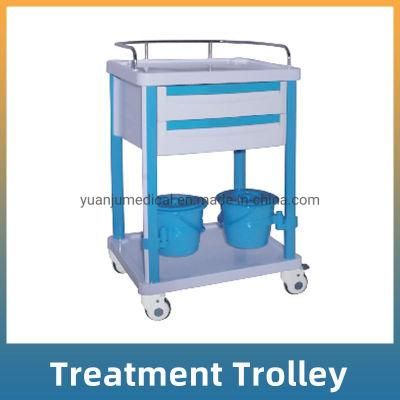 Cheap New Product ABS Medicine Surgical Nursing Treatment Trolley Cart for Sale
