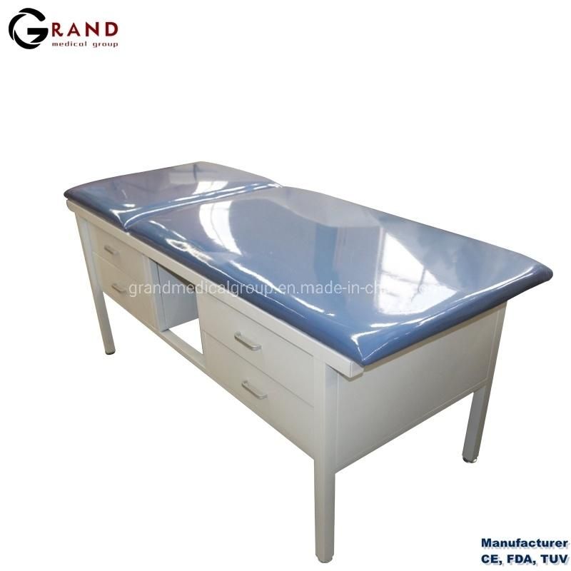 Medical Patient Examination Bed with Cabinet Examination Table Examination Bed with 4 Drawers Medical Furniture Medical Equipment Surgical Instrument