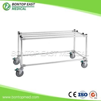 Funeral Equipment Trolley Aluminum Alloy Trolley Coffin Casket Trolley