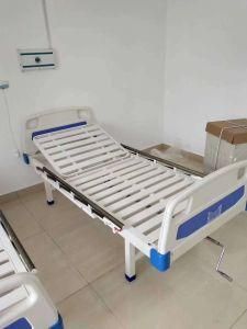 Medical Hospital Furniture Single Crank Manual Nursing Bed Good Price