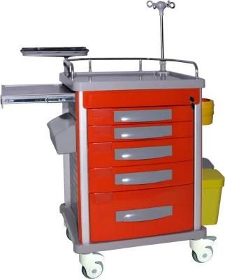 Mn-Ec012 Red Color Best Selling Medication Cart