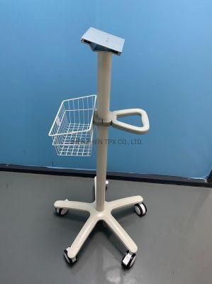 Medical Patient Monitor Trolley with Wheels