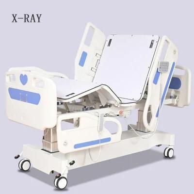 Five-Function ABS Medical Bed with X-ray Multifunctional ICU Electric Bed