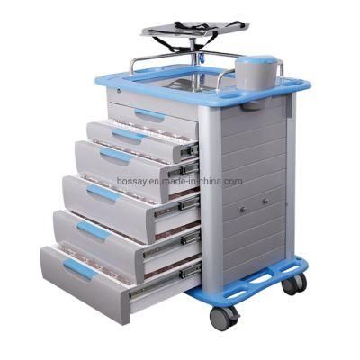 Factory Economic Medical Drug ABS Nursing Trolley