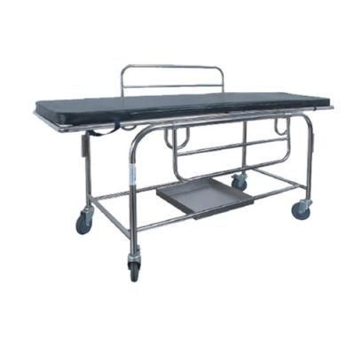 Stainess Steel Medical Gurney BS - 602 Hospital Patient Trolley Emergency Trolley Medical Equipment