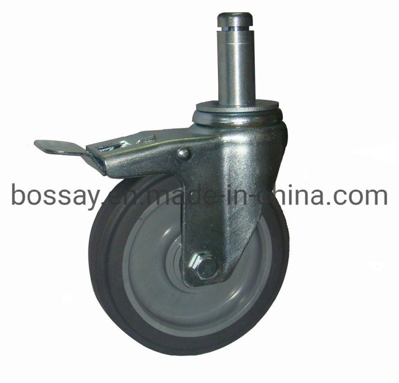 5 Inch Central Locking Caster for Hospital Medical Patient Bed