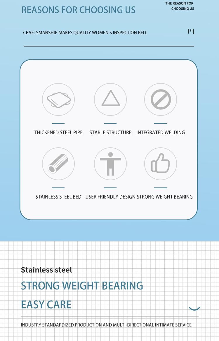 Hospital Medical Device Gynecological Bed Xt1108-B for Whole Sale