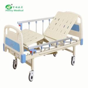Hospital Clinic Home Bed Two Cranks Manual Medical Bed for Sick (HR-622)