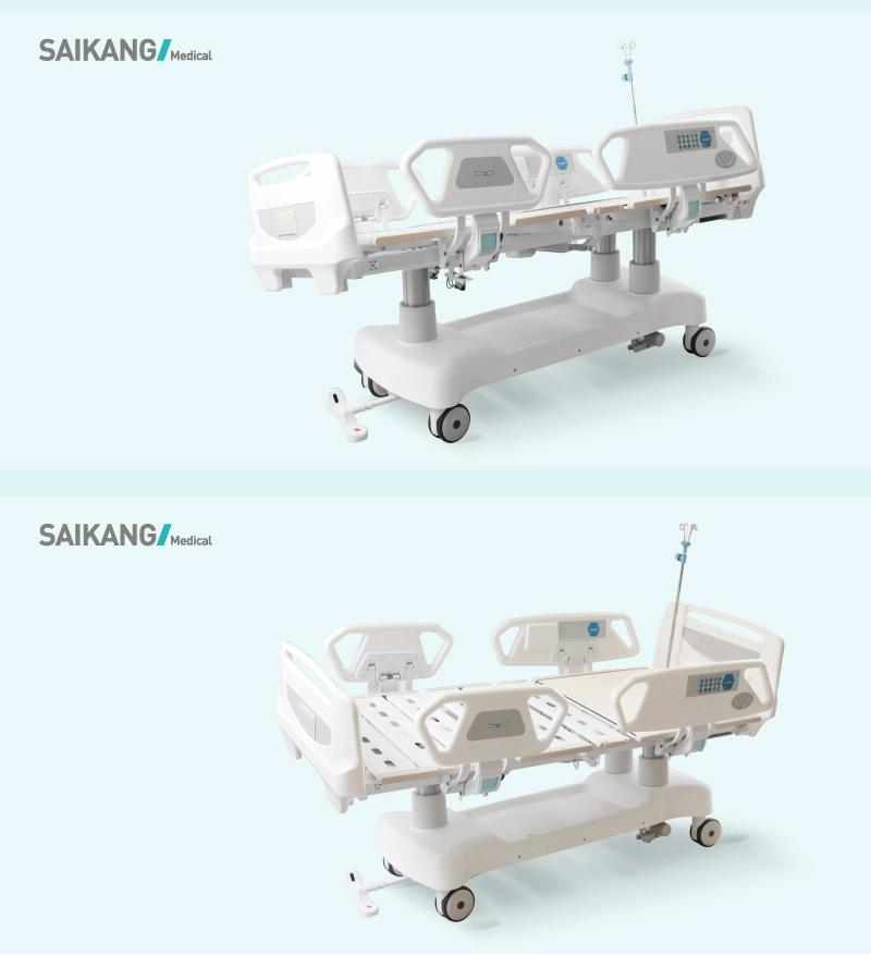 Sk002-9 Electric Five Functions Adjustable Rehabilitation Patient Hospital Care Bed