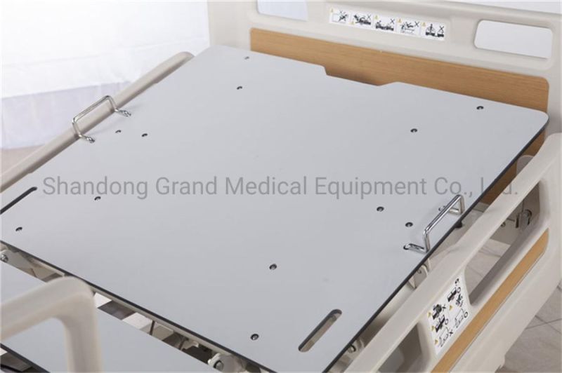 Hot Selling Factory Price Hospital Bed ABS Head Board 3 Function 3 Cranks Manual Nursing Bed