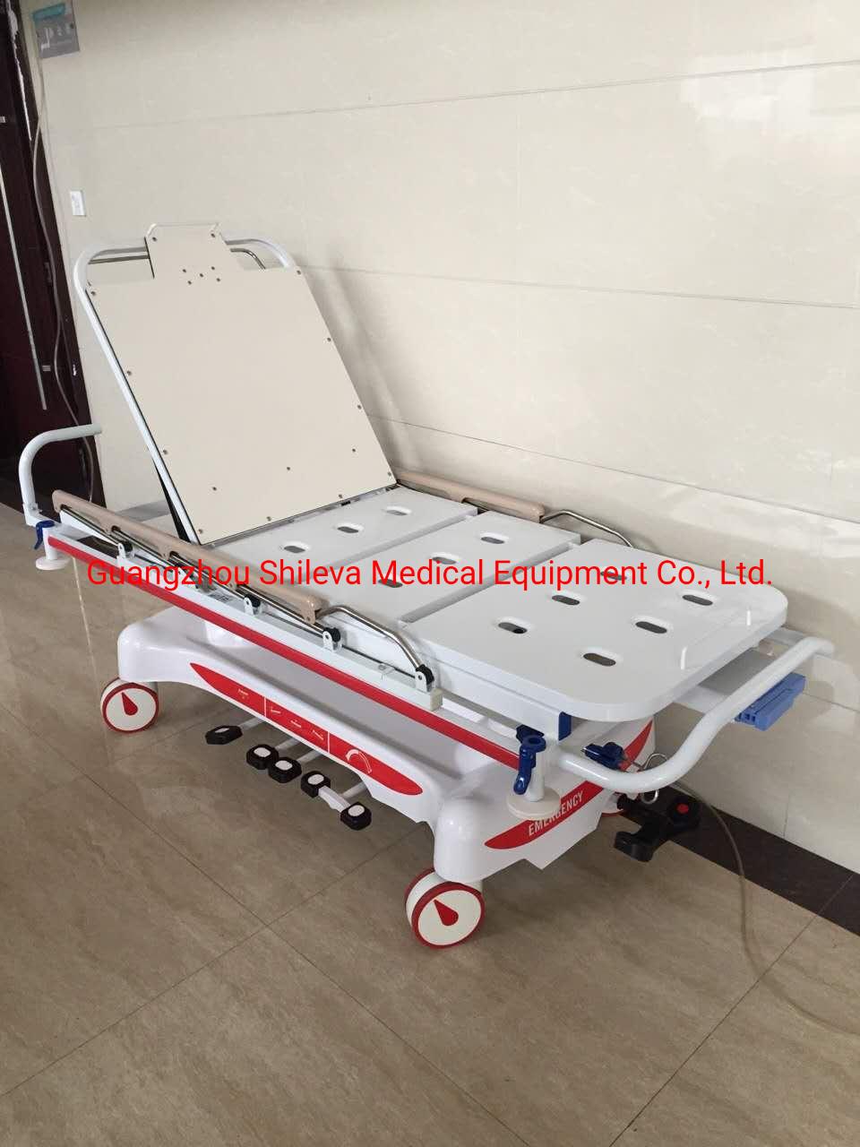 Medical Stainless Steel Rescue Stretcher with Wheels