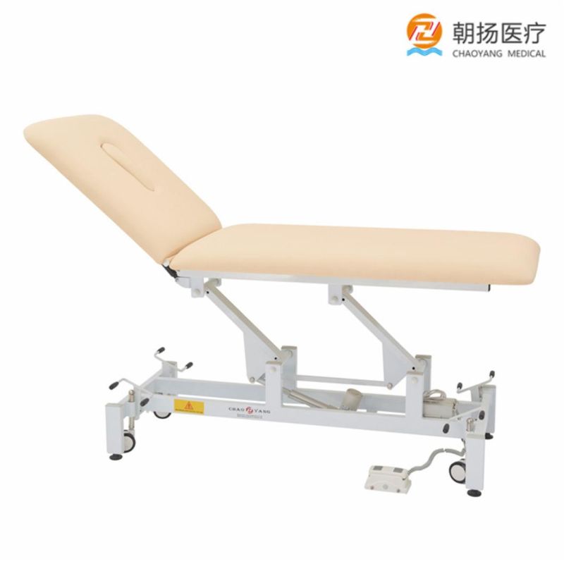 SPA Center 2 Section Portable Therapy Electric Massage Couch