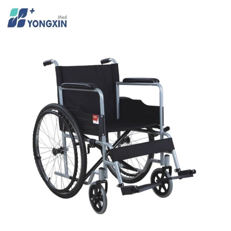 Yx-Xsg102 Medical Chair, Foldable Wheelchair, Steel Material Wheelchair