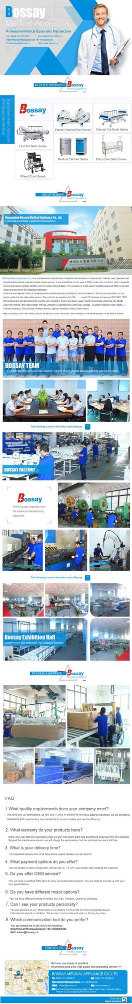 BS-838b Three Function Manual Bed