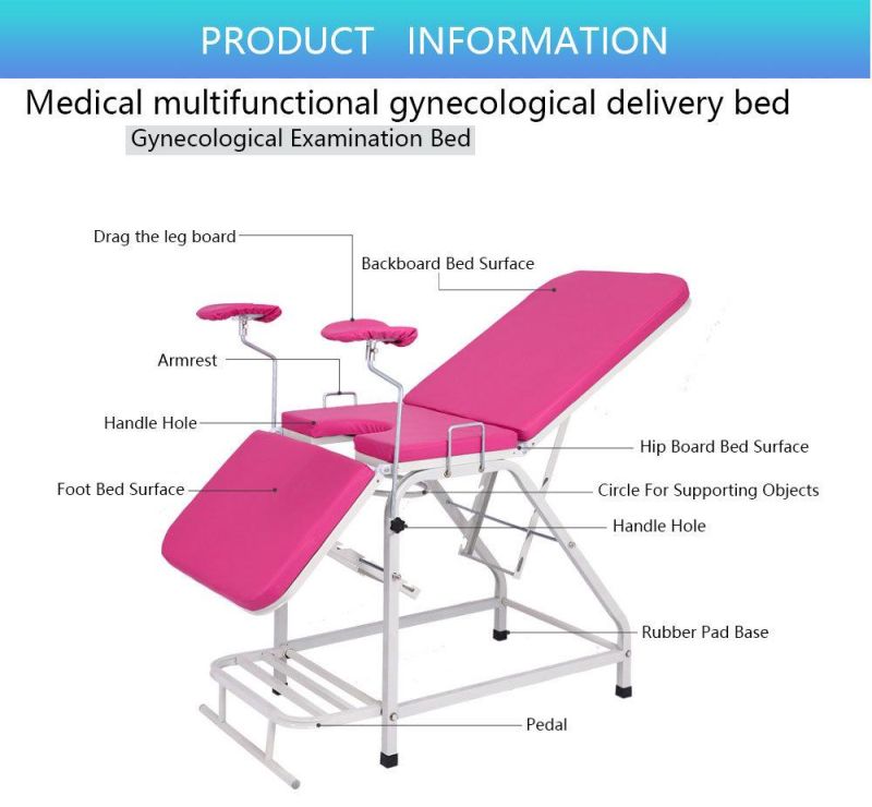 Obstetrics Gynecological Examination Table Bed for Operating Eb-01