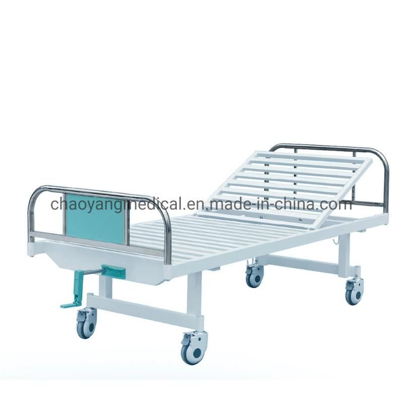 Low Price Hospital Furniture Patient Bed Manual Single Hospital Bed Cy-A101c