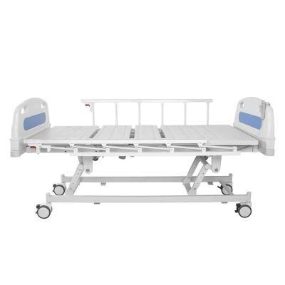 Multi Function Three Function Electric Hospital Bed with Stainless Side Rail