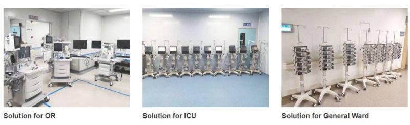 Infusion Pump Hospital Carts with ISO RoHS Certificated