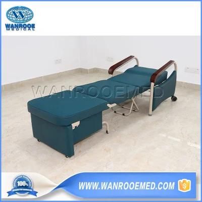 Bhc001K Hospital Furniture Ward Room High Quality Patient Accompany Folding Sleeping Chair