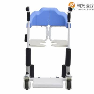 Electric Transfer Folding Patient Wheels Shower Chairs Commode Toilet Chair for Disabled Elderly