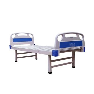 Medical Furniture Steel Hospital ABS Manual Flat Bed