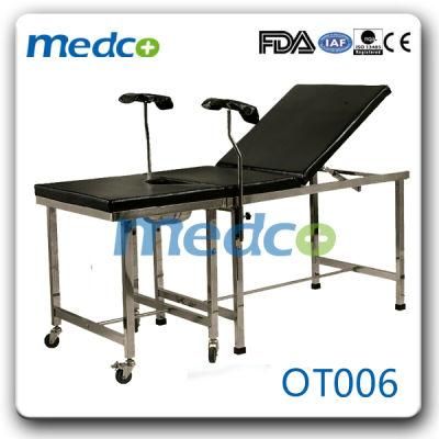 Hot Sell Portable Gynecology Equipment Supply Bed Hospital Exam Table for Patient