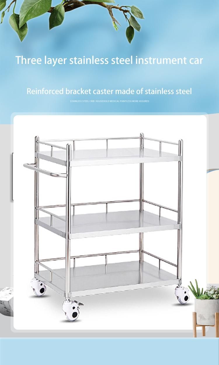 Stainless Steel Treatment Cart Xt1143-B