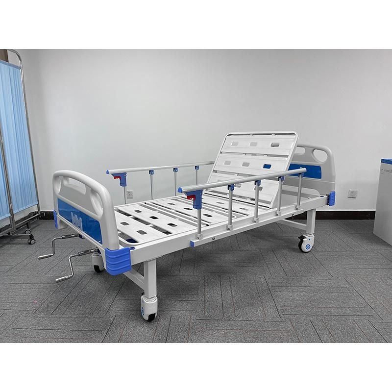 Manual 2 Rank 2 Handle 2 Function Hospital Bed Medical Bed
