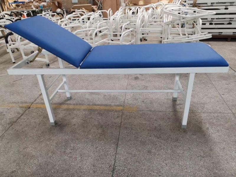 One Function Manual Flat Medical Examination Bed Hospital Patient Bed