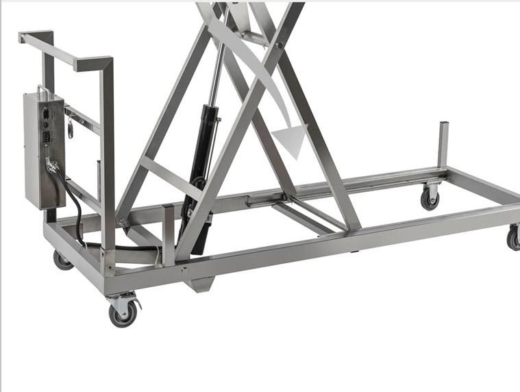 Roundfin Coffin Trolley Lift Best Price Mortuaryt Rolleys