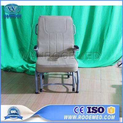 Bhc001c Hospital Waiting Room Luxurious Steel Accompany Attendant Bed Chair