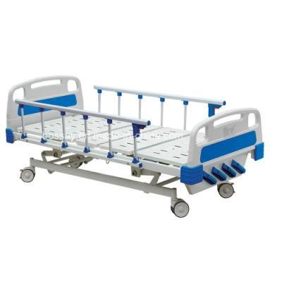 Manual 4 Crank Hospital Beds Simple Beds for Patient (BS-837)